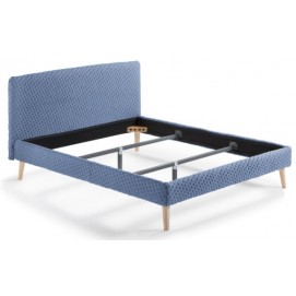 Ліжко D055MO27 - LYDIA 160x190 cm синя Laforma 2018