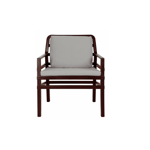 Крісло Aria Poltrona шоколад + сірий 40330.05.163.163 Nardi