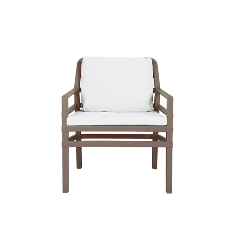 Кресло Aria Poltrona бежевый+белый 40330.10.155.155 Nardi