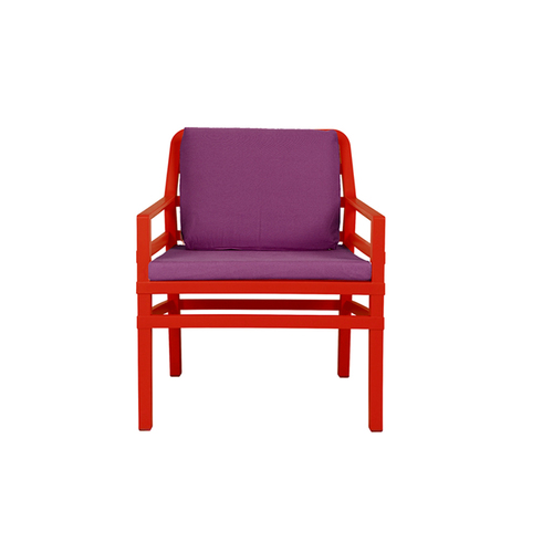 Крісло Aria Poltrona червоний + фіолетовий 40330.07.068.068 Nardi