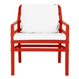Крісло Aria Poltrona червоний + білий 40330.07.155.155 Nardi