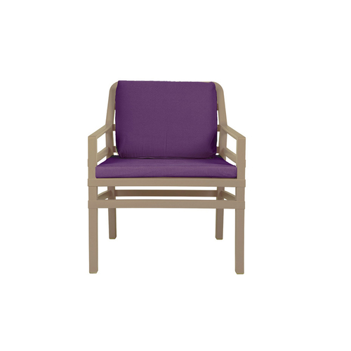 Крісло Aria Poltrona крем + фіолетовий 40330.33.068.068 Nardi