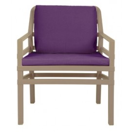 Крісло Aria Poltrona крем + фіолетовий 40330.33.068.068 Nardi