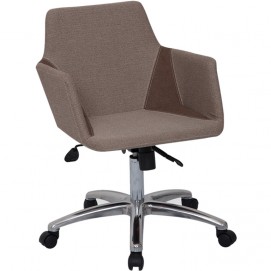 Крісло офісне Enzio/ENZ01 сіро-коричневе Caris