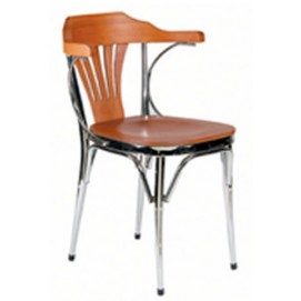 Крісло BELLO/BLO03 коричневе Caris