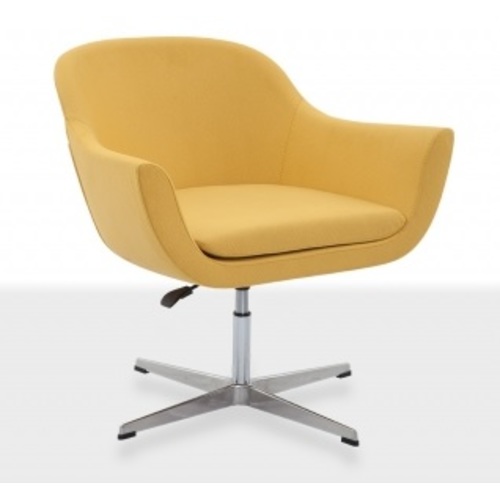 Крісло офісне ZARA/ZRA01 жовте Caris