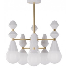 Люстра Dome chandelier V6 арт. 5112 біла PikArt