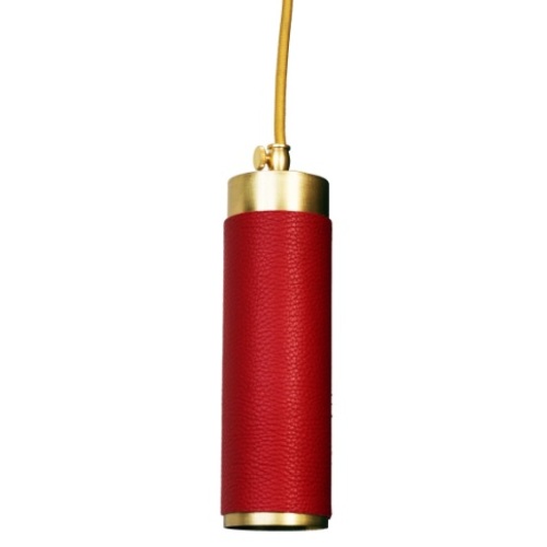 Лампа шнур Leather ceiling червона 5213 Pikart