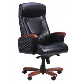 Кресло офисное Галант Лайн MB черная кожа 510560 Famm 2018