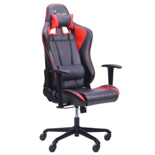 Крісло офісне VR Racer Shepard чорний/червоний 515281 Famm 2018