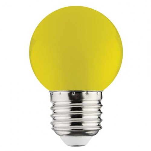 Лампа Светодиодная "RAINBOW" 1W E27 A45 (желтая) Horoz