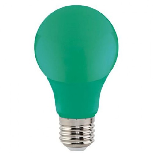 Лампа Светодиодная "SPECTRA"3W E27 A60 (зеленая) Horoz