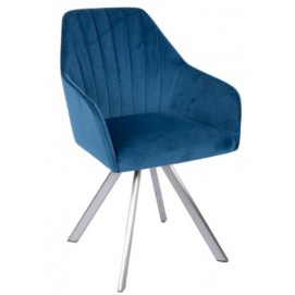 Кресло поворотное GALERA синее Kolin 2019