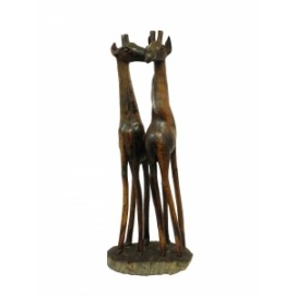 Статуетка Жирафи, пара, дерево ебен (ШЕ-26