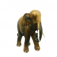 Статуетка Слон манговий хобот закручений вниз, 52см (ФА-см-34