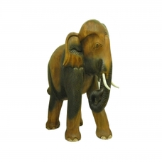 Статуетка Слон манговий, хобот закручений вниз, 58см (ФА-см-35