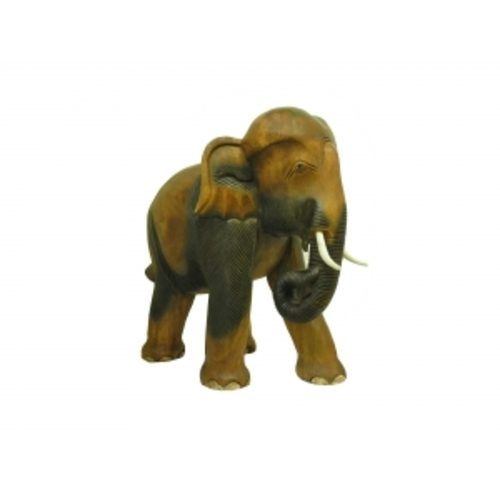 Статуетка Слон манговий, хобот закручений вниз, 58см (ФА-см-35