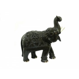 Статуетка Слон палісандр, хобот вгору, 35см (ФА-сп-06