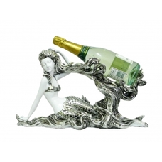 Статуетка русалка з сріблом - підставка під пляшку, 45см (ФА-пф-32