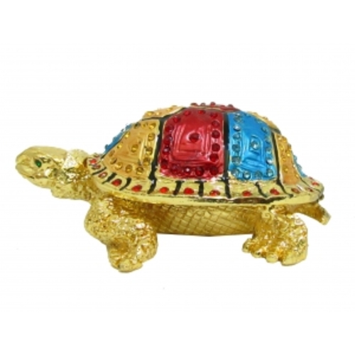 Шкатулка-черепаха золотая (ФА-жз-15)