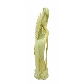 Статуетка Лелека гібіскус з рибкою (ае-10