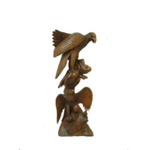 Статуетка Три орла з кроликом, 100см (ФА-ос-51