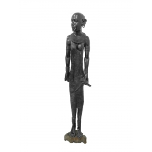 Статуетка ебенова Африканка, 180см (ФА-фе-77