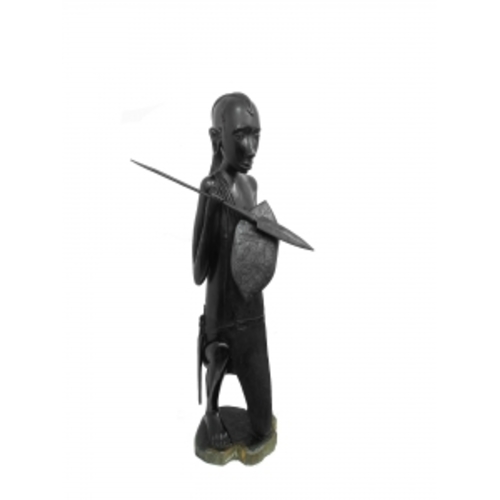 Статуетка ебенова мисливець масаї 100см (ФА-фе-67