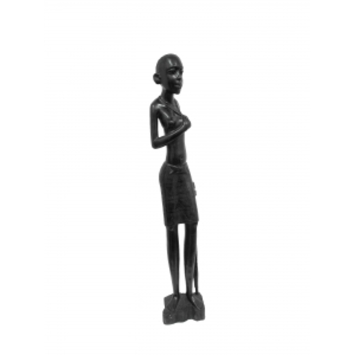 Статуетка ебенова Африканка, 100см (ФА-фе-56