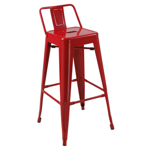 Кресло барное Tolix MC-012P красное Primel